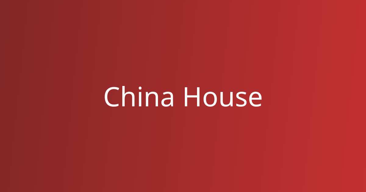 Best Chinese in Orland Park, IL China House Order Online